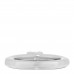 18K White Gold Diamond .30ct C De Cartier Solitaire Ring 49 5