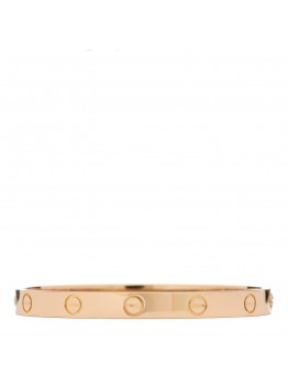 18K Pink Gold LOVE Bracelet 17