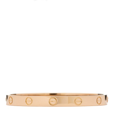 18K Pink Gold LOVE Bracelet 17