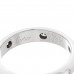 18K White Gold 6 Diamond Stella Band Ring 51 5.75