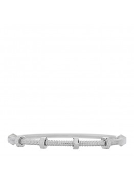 18K White Gold Ecrou de Cartier Bracelet 19