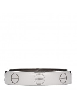 18K White Gold 3.5mm LOVE Wedding Band Ring 50 5.25