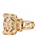 18K Yellow Gold Tsavorite Onyx Panthère De Cartier Ring 59 8.75