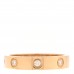 18K Yellow Gold 8 Diamond 4mm LOVE Wedding Band Ring 54 7