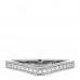 Platinum Diamond Ballerine Wedding Band Ring 47 4.25