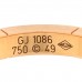 18K Pink Gold 3mm Lanieres Ring 49 4.75