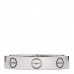 18K White Gold 3.5mm LOVE Wedding Band Ring 51 5.75