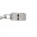 18K White Gold Diamond LOVE Drop Earrings