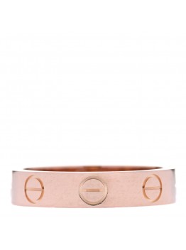 18K Pink Gold 3.5mm LOVE Wedding Band Ring 47 4