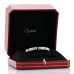 18K White Gold LOVE Bracelet 16