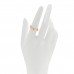 18K Yellow Gold 3.5mm LOVE Wedding Band Ring 56 7.5