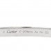 18K White Gold LOVE Bracelet 17