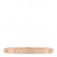 18K Pink Gold 4 Diamond LOVE Bracelet 16