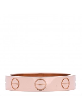 18K Pink Gold 3.5mm LOVE Wedding Band Ring 48 4.5