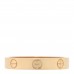 18K Yellow Gold 3.5mm LOVE Wedding Band Ring 56 7.5