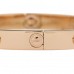 18K Pink Gold 4 Diamond LOVE Bracelet 16
