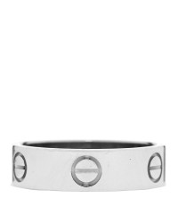 18K White Gold 5.5mm LOVE Ring 57 8