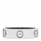 18K White Gold 5.5mm LOVE Ring 57 8