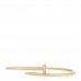 18K Pink Gold Diamond Small Juste Un Clou Bracelet 17