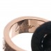 18K Pink Gold Charity LOVE Adjustable Cord Bracelet Black