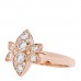 18K Pink Gold Diamond Inde Mysterieuse Ring 48 4.5 48 4.5