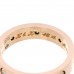 18K Pink Gold 8 Diamond 4mm LOVE Wedding Band Ring 48 4.5