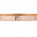 18K Pink Gold Small LOVE Bracelet 17