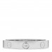 18K White Gold 3.5mm LOVE Wedding Band Ring 58 8.25