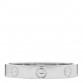 18K White Gold 3.5mm LOVE Wedding Band Ring 58 8.25