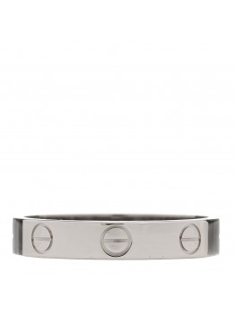 18K White Gold 3.5mm LOVE Wedding Band Ring 55 7.25