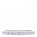 18K White Gold Diamond Ceramic LOVE Ring Set 52 6