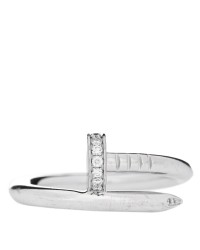 18K White Gold Diamond Juste Un Clou Ring 58 8.25