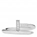 18K White Gold Diamond Juste Un Clou Ring 58 8.25