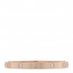 18K Pink Gold 4 Diamond LOVE Bracelet 17