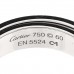 18K White Gold 5.5mm Astro Ring 60 9.25