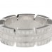 18K White Gold Diamond 6mm Tank Francaise Ring 46 3.75