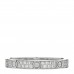 18K White Gold Diamond 2.6mm LOVE Paved Band Ring 50 5.25