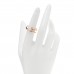 18K Pink Gold Diamond Juste Un Clou Ring 54 7