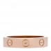 18K Pink Gold Diamond 4mm LOVE Wedding Band Ring 48 4.5