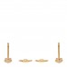 18K Yellow Gold Diamond MM D'Amour Earrings