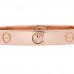 18K Pink Gold 4 Diamond LOVE Bracelet 16