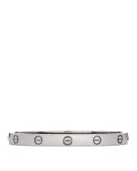 18K White Gold LOVE Bracelet 17