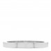 18K White Gold Maillon Panthere Wedding Band Ring 63 10.25
