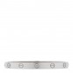 18K White Gold LOVE Bracelet 17