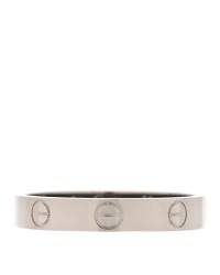 18K White Gold 3.5mm LOVE Wedding Band Ring 58 8.5