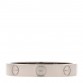 18K White Gold 3.5mm LOVE Wedding Band Ring 58 8.5