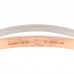 18K Pink White Gold 12 Diamond Double LOVE Bracelet 19