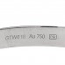 18K White Gold LOVE Bracelet 17
