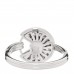 18K White Gold Diamond Amulette de Cartier Paved Ring 51 5.75