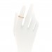 18K Pink Gold Diamond 2.6mm LOVE Paved Band Ring 47 4